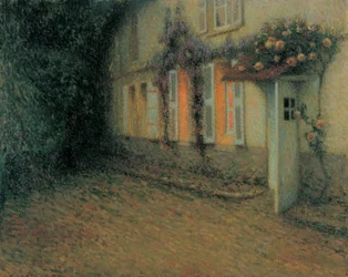Roses and Wisterias on the House